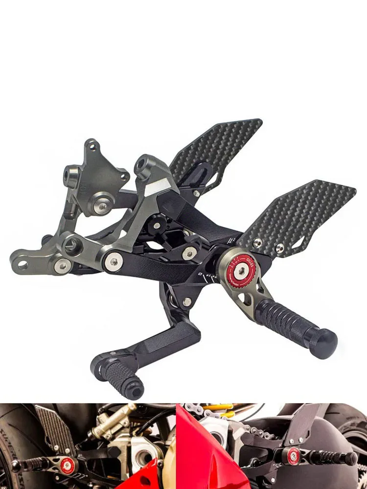 Ensemble arrière de course CNC et fibre de carbone pour moto, DucSauStreet Fighter V4 2018-2024, Panigale V4S, V4, V4R, V4