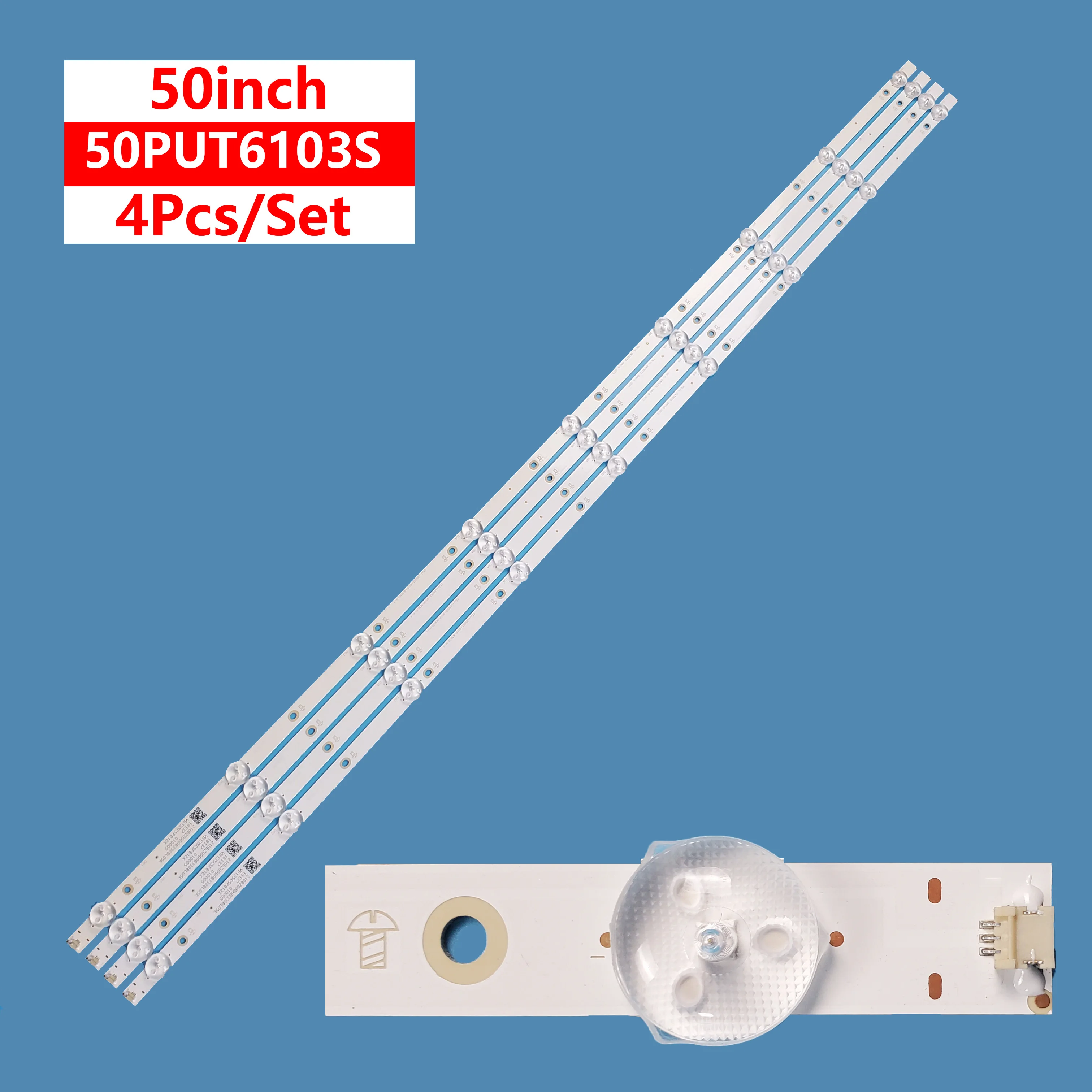 For 50inch TV led strip 50pug6102 / 78 50PUF6102/T3 LED backlight Strip CEJJ-LB500Z-9S1P-M3030-H-1 for 50PUG6513 LE50U7970 LE50S