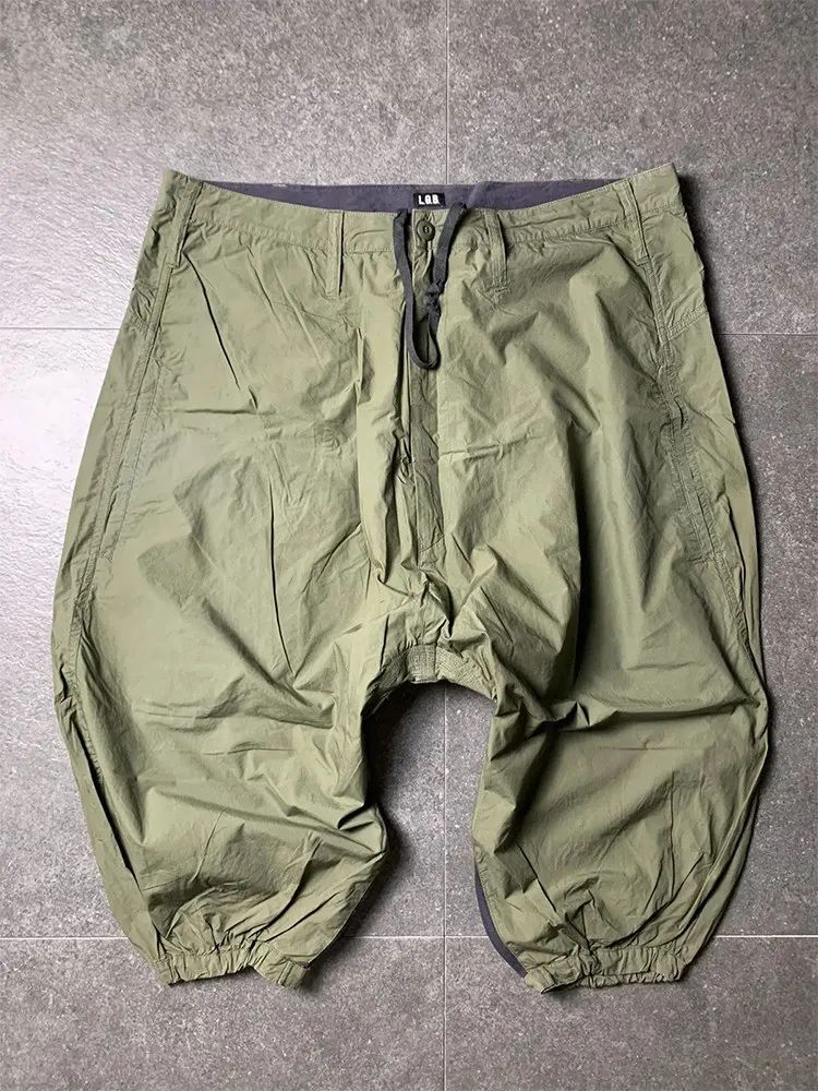 FANTASTION LGB Visual Series Classic Rare Archive Low-Crotch Flying Squirrel Seven-Point Pants Jogger Casual Pants Unisex pants