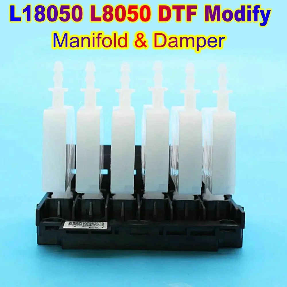 

For Epson Manifold Adaptor With Inline DTF Print Head Ink Damper L18050 L8050 18100 Modifiy Printhead DTF Large Ink Flow Damper