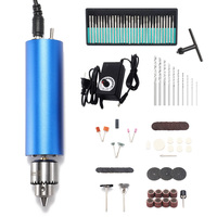 Brushless Mini Electric Drill Variable Speed Electric Grinder Engraving Cutting Polishing Drilling Power DIY Tool 385 Motor