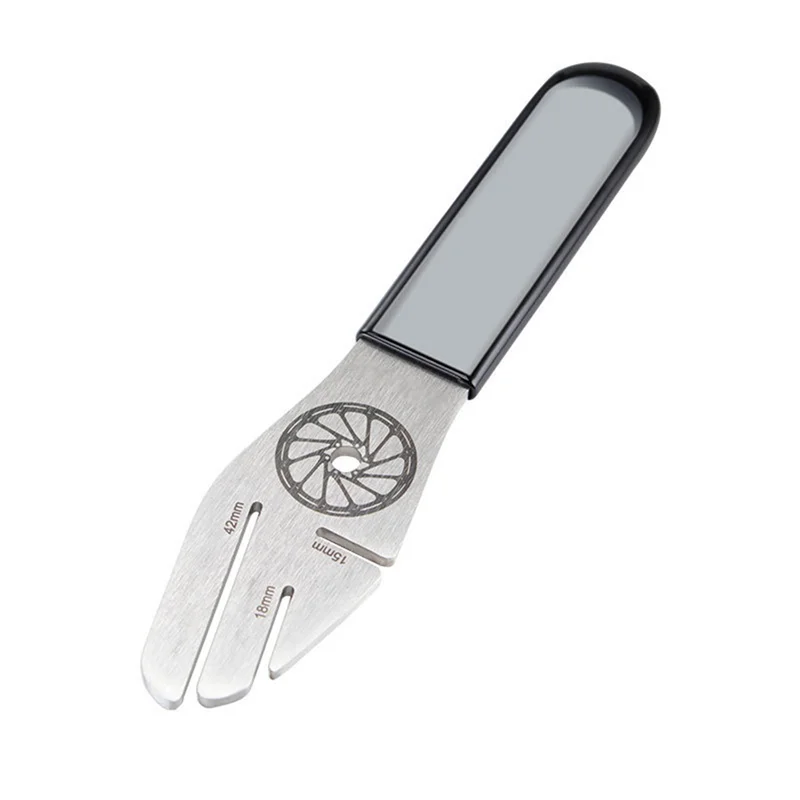 

-A90P Stainless Steel Disc Brake Repair Tool Disc Flattening Correction Wrench Bicycle Brake Pad Wrench