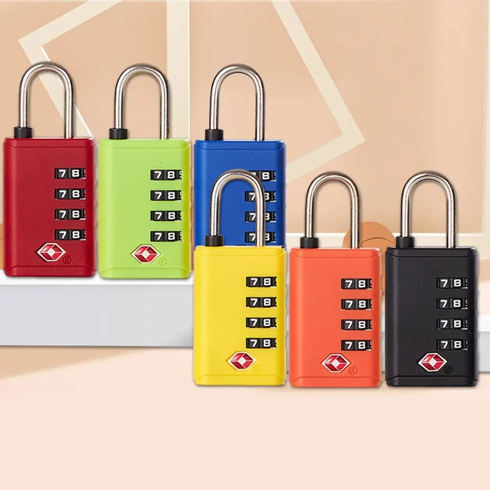 Creative TSA 4 Digit Combination Lock Anti-theft Security Tool Cabinet Padlock Customs Password Lock for Travel