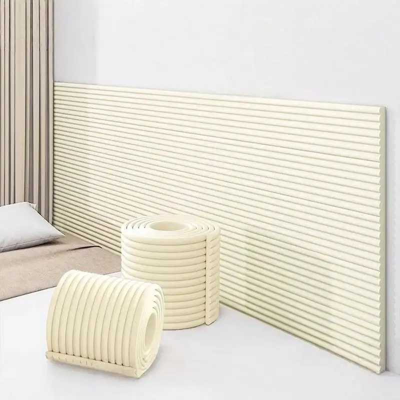 

1Pcs 20x200cm Foam Bumper for Baby Safety, Self Adhesive Wall Corner and Desk Edge Guard Strip