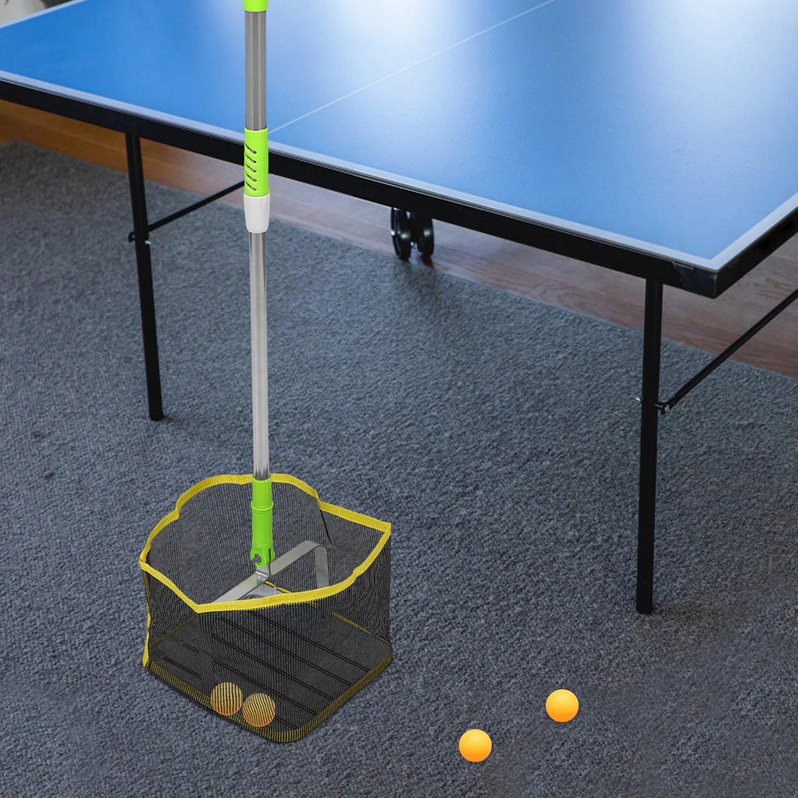 

Table Tennis Picker Lightweight Long Handle Balls Tennis Ball Picker Collector Training Tool Random Color Telescopic