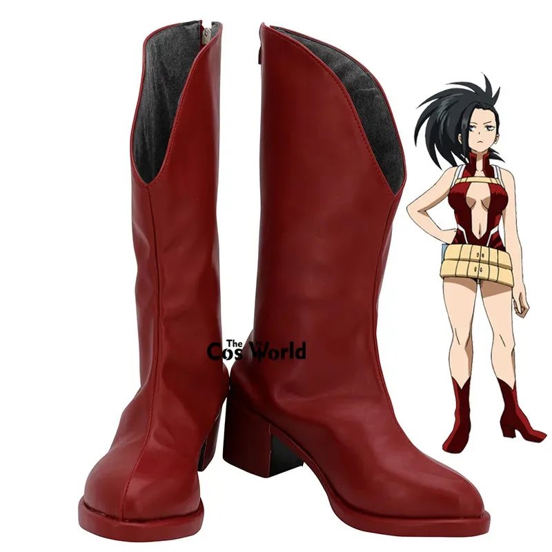 

Boku No Hero Academia Yaoyorozu Momo Аниме Обувь для косплея на заказ Сапоги