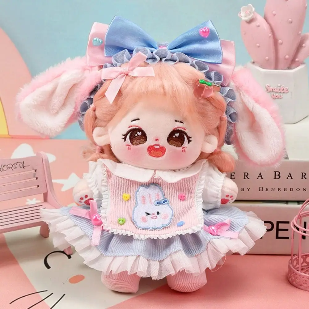 Acessórios lindo vestido de algodão de 20 cm lindo conjunto de roupas bacana