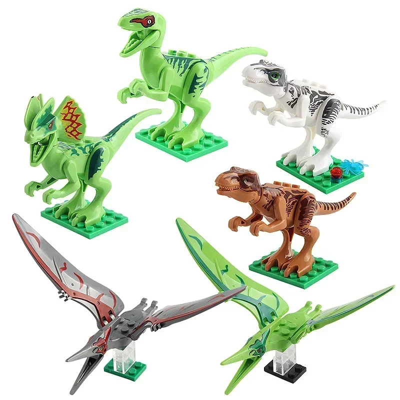 1/12PCS Finger Dinosaur Tricky Tyrannosaurus Mini DIY Dinosaurs Movable Joint Hand Doll Prop Dino Toy For Children Birthday Gift