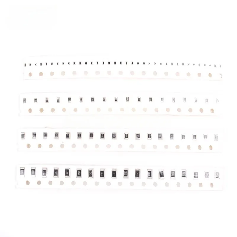1%tolerance 100pcs 0402 0603 0805 1206 1210 SMDresistors3Ω-10MΩ 3.3/3.9/4.3/4.7/5.1/5.6/6.2/6.8/7.5/8.2/9.1Ω/KΩ/MΩ 42models