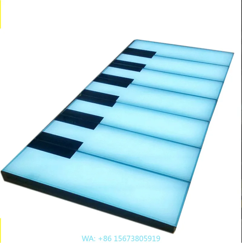 

Customize Portable Interactive Piano Led Dance Floor/wholesale Rgb Party Led Dance Floor Lights