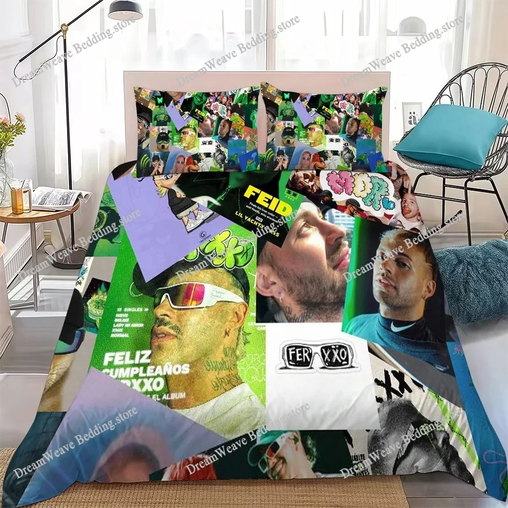 

F-Feid Rapper Duvet Cover Set Home Style Bedding Soft Laundry Cotton Bed Student Dormitory Gift