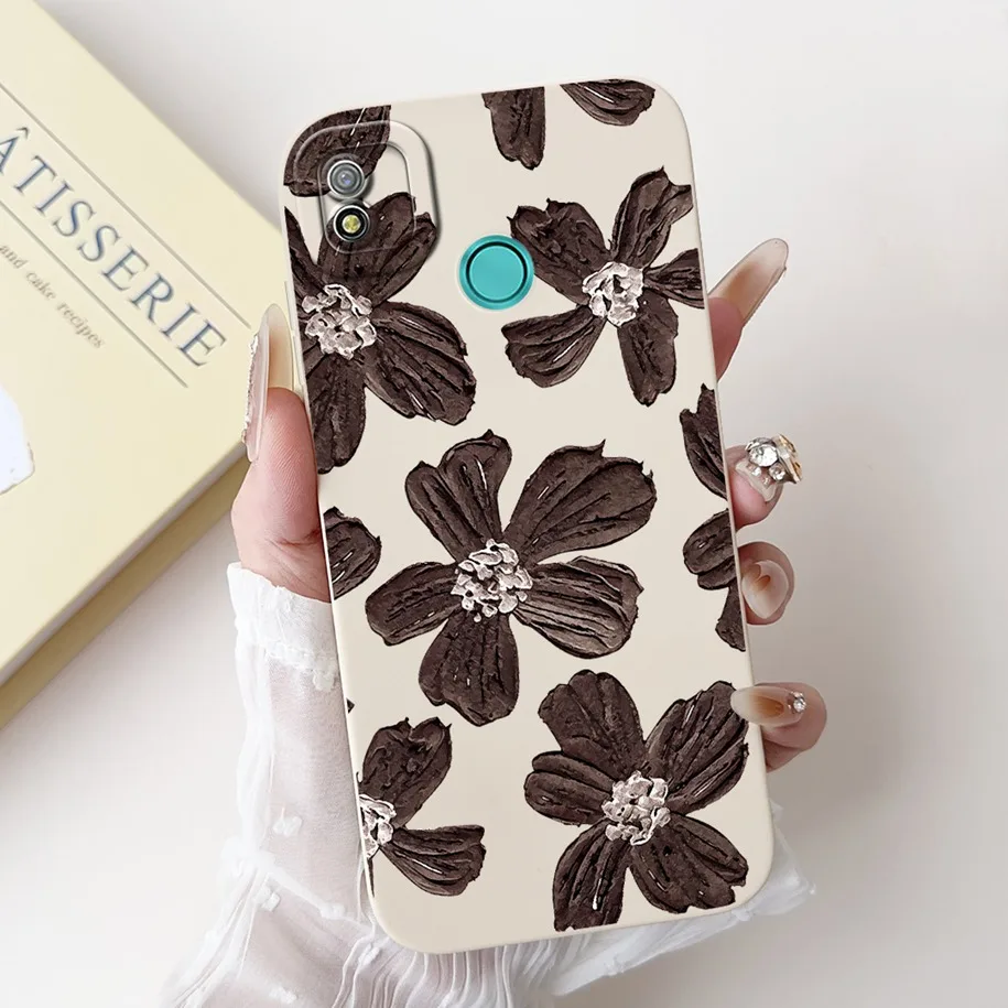 ل Tecno Pop 4 حافظة Pop4 Lte غطاء BC2c BC1s موضة زهرة الغروب لينة السائل سيليكون جراب هاتف ل Tecno Pop 4 Air Pro Capa #5