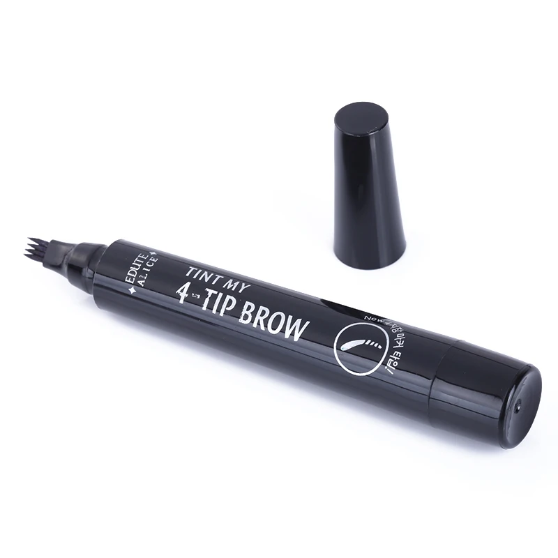 Płynny tatuaż ołówek do brwi 0.01mm bardzo cienki długopis do brwi wodoodporny, długi trwały eyeliner w pisaku łatwy do pokolorowania narzędzia do makijażu oczu