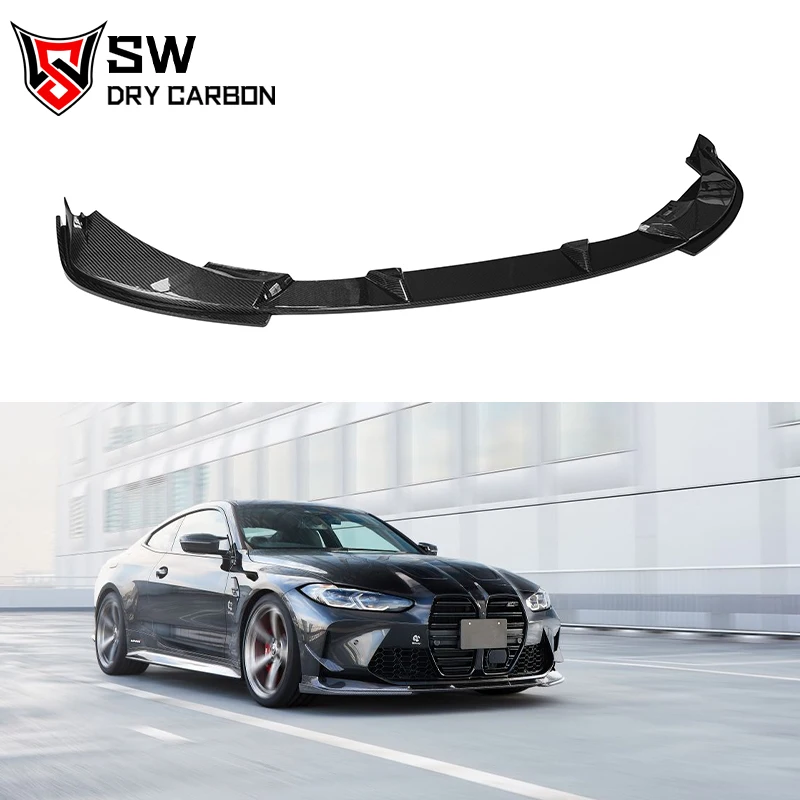 

Carbon Fiber 3D Style Front Bumper Spoiler for BMW M3 M4 G80 G82 G83 G8X Carbon Front Lip Diffuser Lower Lip Bodykit