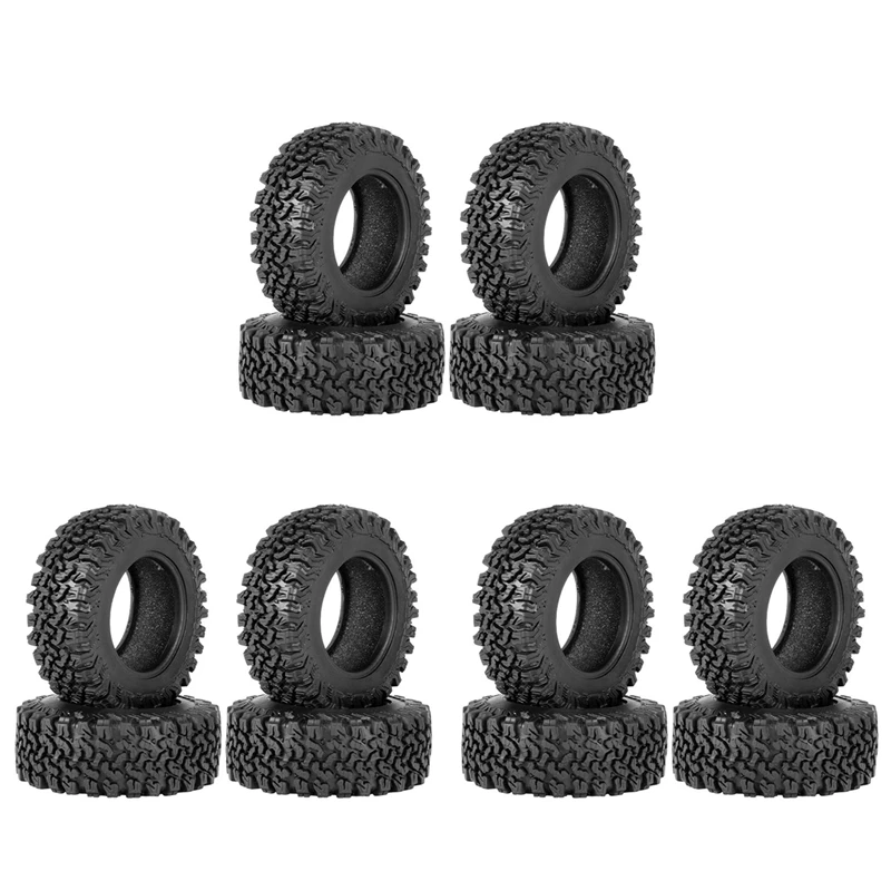 12PCS 90Mm 1.9 Rubber Tire Wheel Tyres For 1/10 RC Crawler Car Traxxas TRX4 RC4WD D90 Axial SCX10 II III Redcat MST