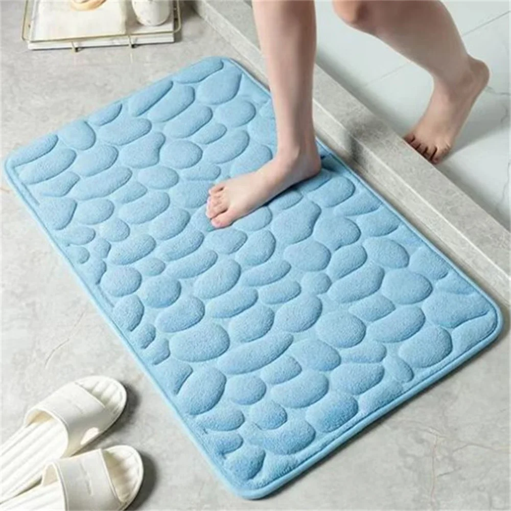 Non-slip Bathroom Carpet Absorbent Memory Foam Shower Bath Mat Floor Rug Doormat