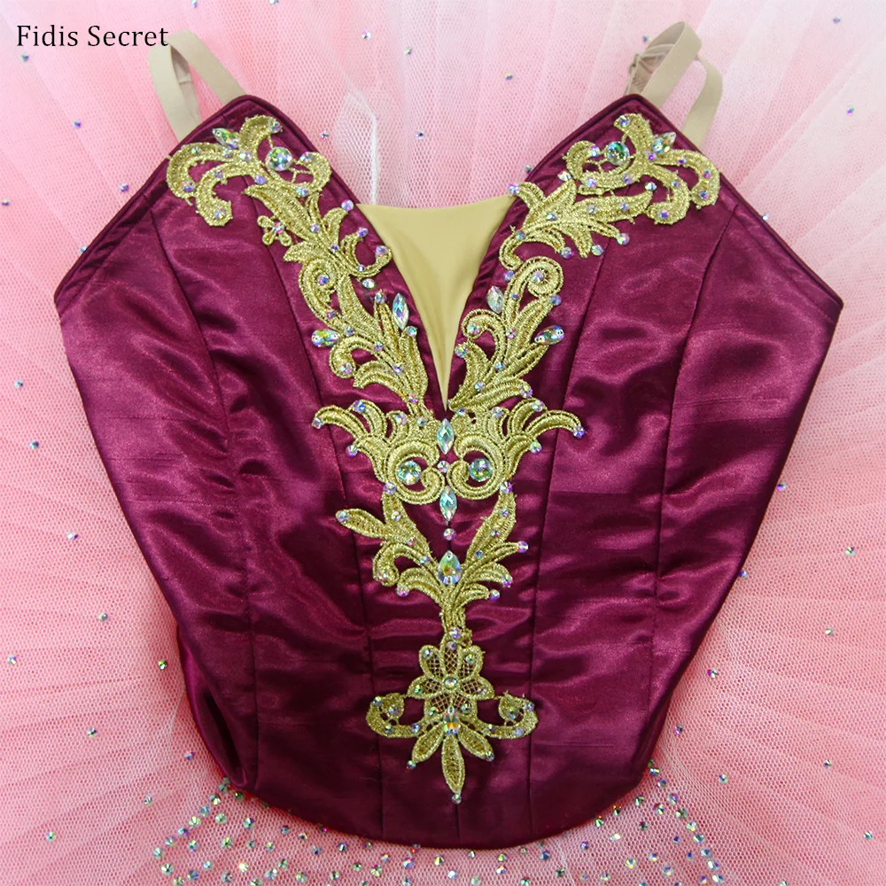 

Ombre Pink Professional Platter Tutus,Women YAGP Ballet Competition Dance Wear,Girls Ballerina Sugar Plum Fairy Stage Costumes