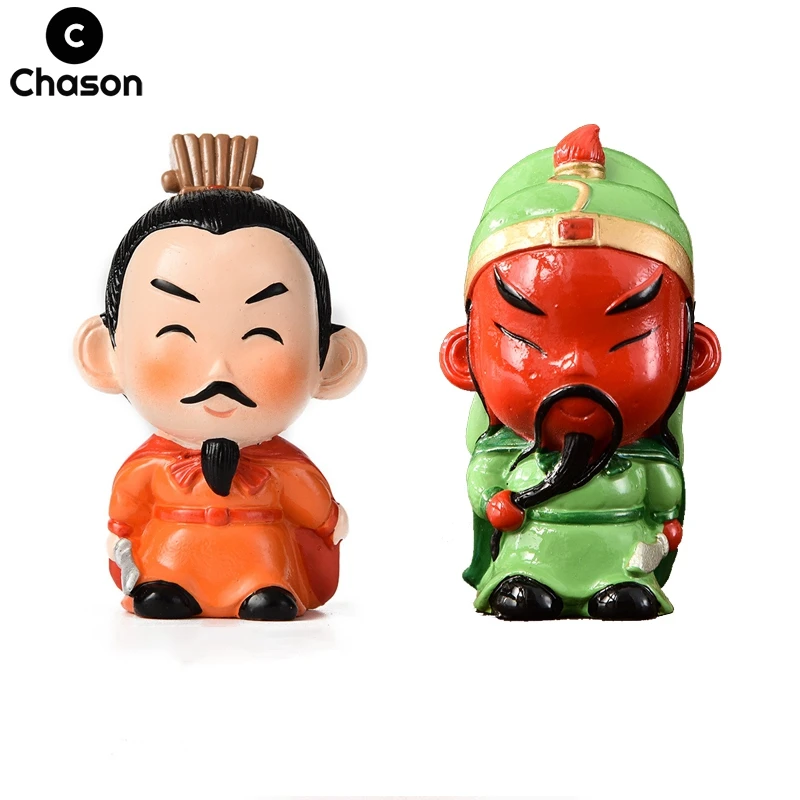 الرومانسية المصغرة للممالك الثلاث ، التماثيل ، السيارة ، زخارف المكتب ، ديكور المنزل ، ديكور الغرفة ، الهدايا التذكارية ، الأشكال اللطيفة #1