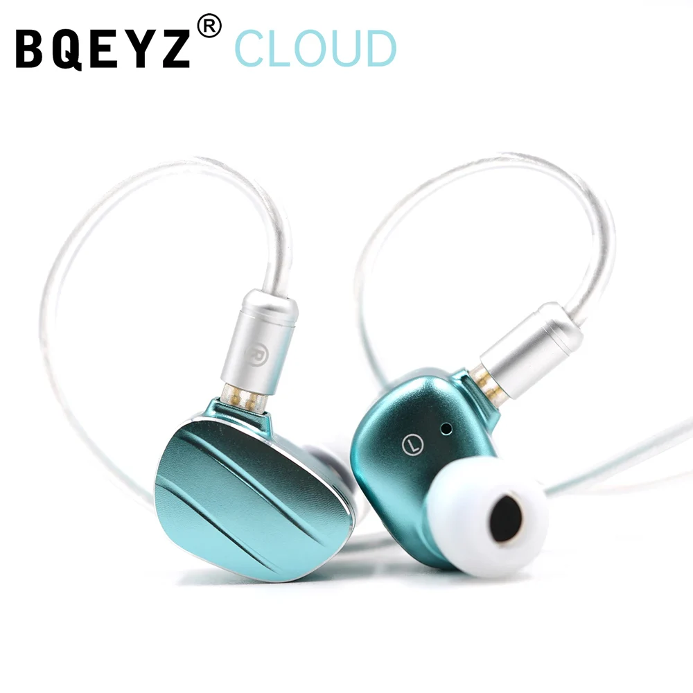 BQEYZ 클라우드 하이파이 이어폰, 다이내믹 드라이버, IEM 6.8mm 패시브 드라이버, 인이어 이어폰, 유선 이어버드, 10mm