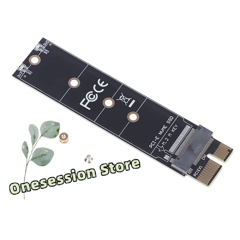 PCIe to M.2 NVMe Adapter Card for PCIe x1 Slot Supports M Key SSD Desktop Internal Expansion Card