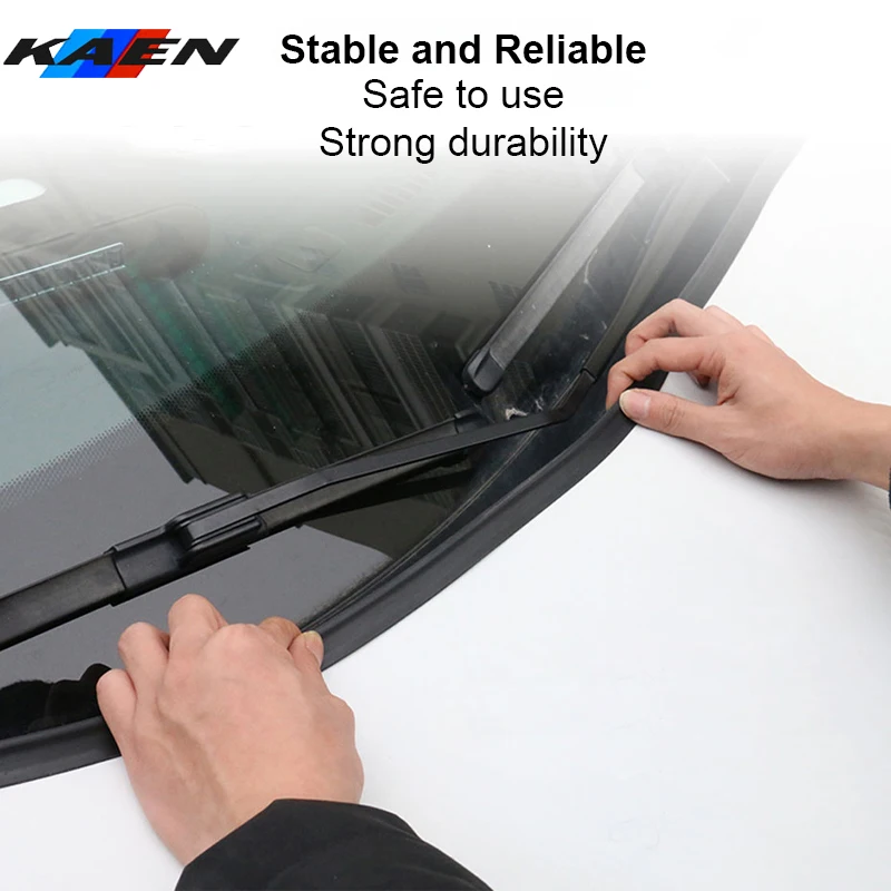 180cm Car Rubber Strip Car Windshield Guide Strip for Hood Wind Guide Trim Universal Vehicle Spoiler Auto Seal Accessories