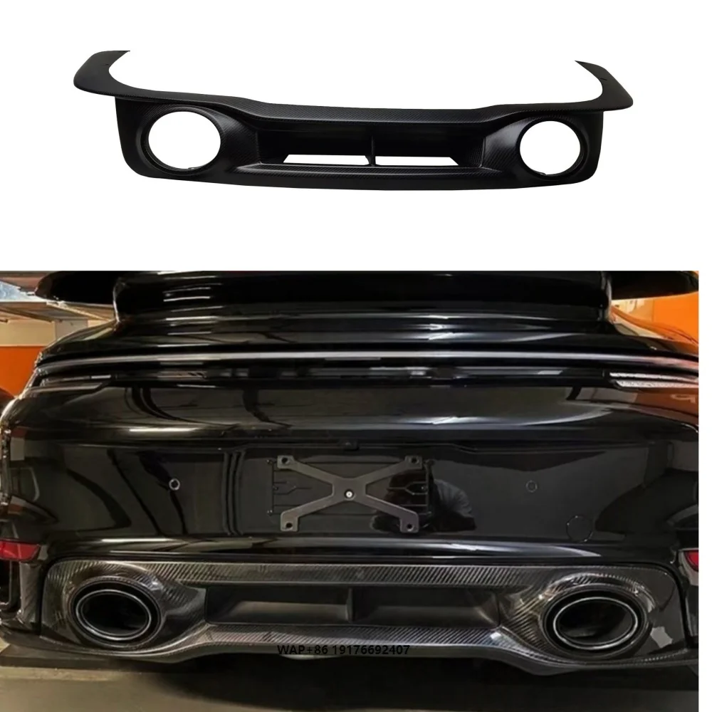 

OEM Style Dry Carbon Fiber Rear Diffuser Rear Bumper Lip Suitable forPorsche 992 Turbo S