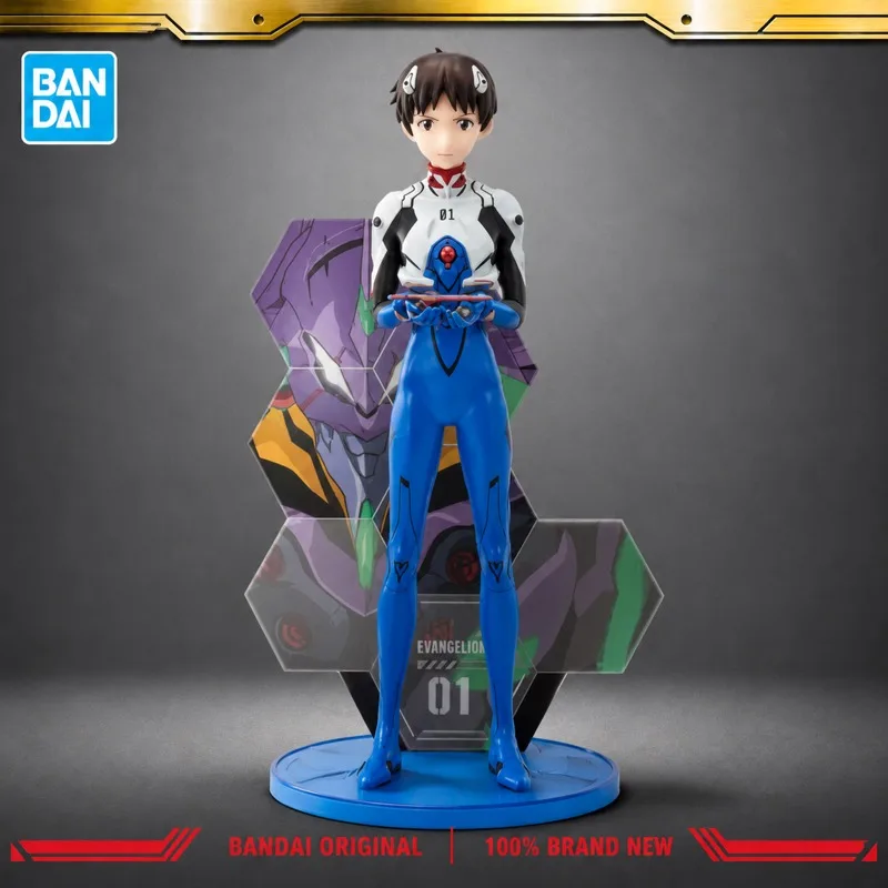 

In Stock Bandai Original Ichiban Kuji Neon Genesis Evangelion Shinji Ikari Action Figure Model Doll Brand New Boxed Anime