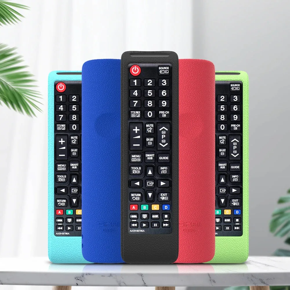 Fundas protectoras para mando a distancia de TV Samsung, protectores a prueba de polvo, respetuosos con la piel, para TV BN59-01199F, AA59-00666A, 00816A, 00813A, 00611A, 0741A