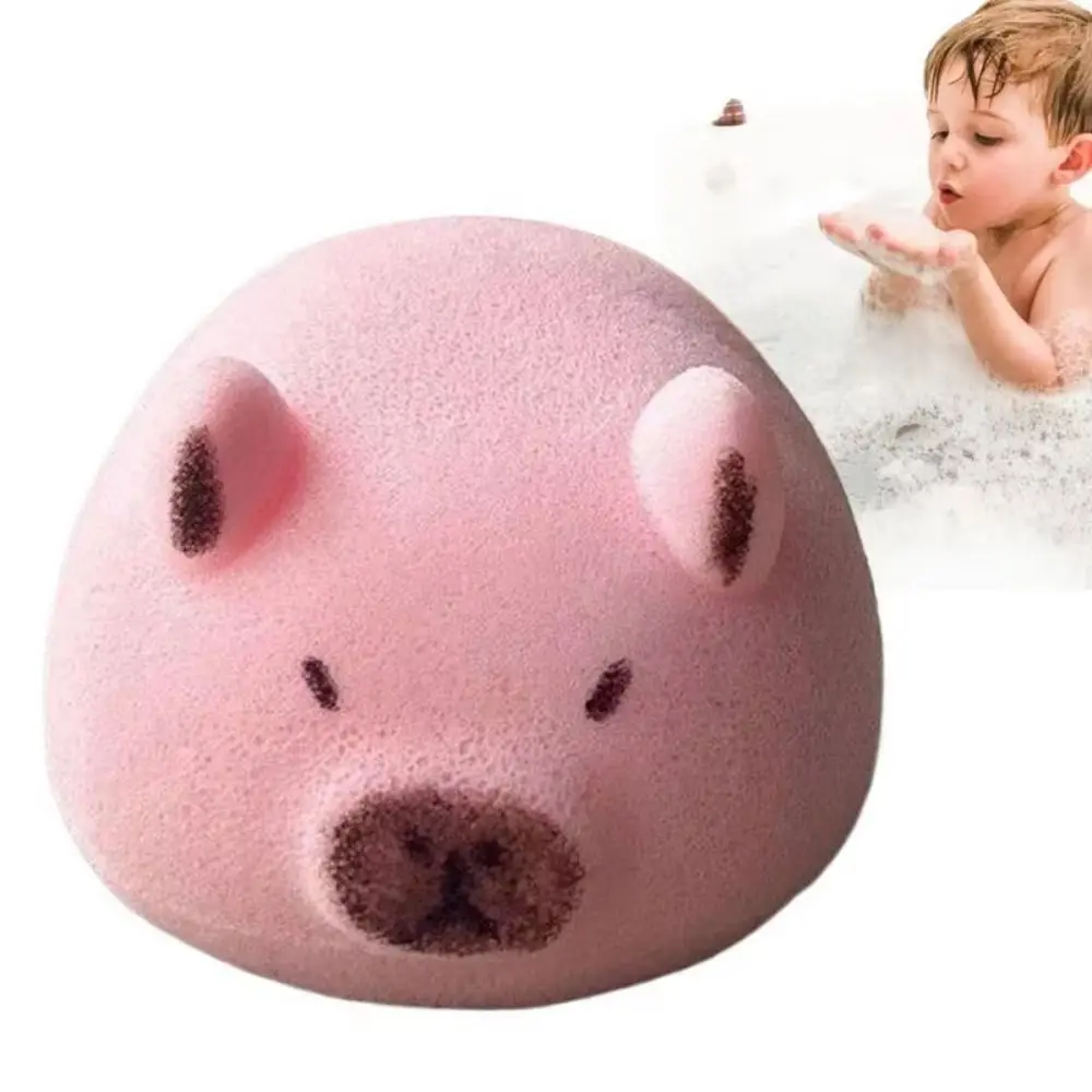 

2Pcs Cute Capybara Shaped Capybara Bath Ball Exfoliating Easy Foaming Cartoon Bath Sponge Skin-friendly Comfortable