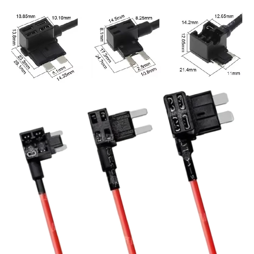 Truck Automobile Accessories MINI SMALL MEDIUM Size Micro Standard Car ATM Fuse Holder Add-a-circuit TAP Adapter