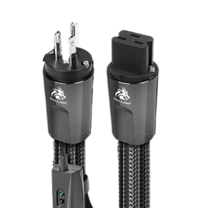 Dragon Power Line Hoge stroom Lage Z / Ruisafvoer HiFi Audio Wisselstroomkabel US / EU Schuko 15A / 20A Stekker