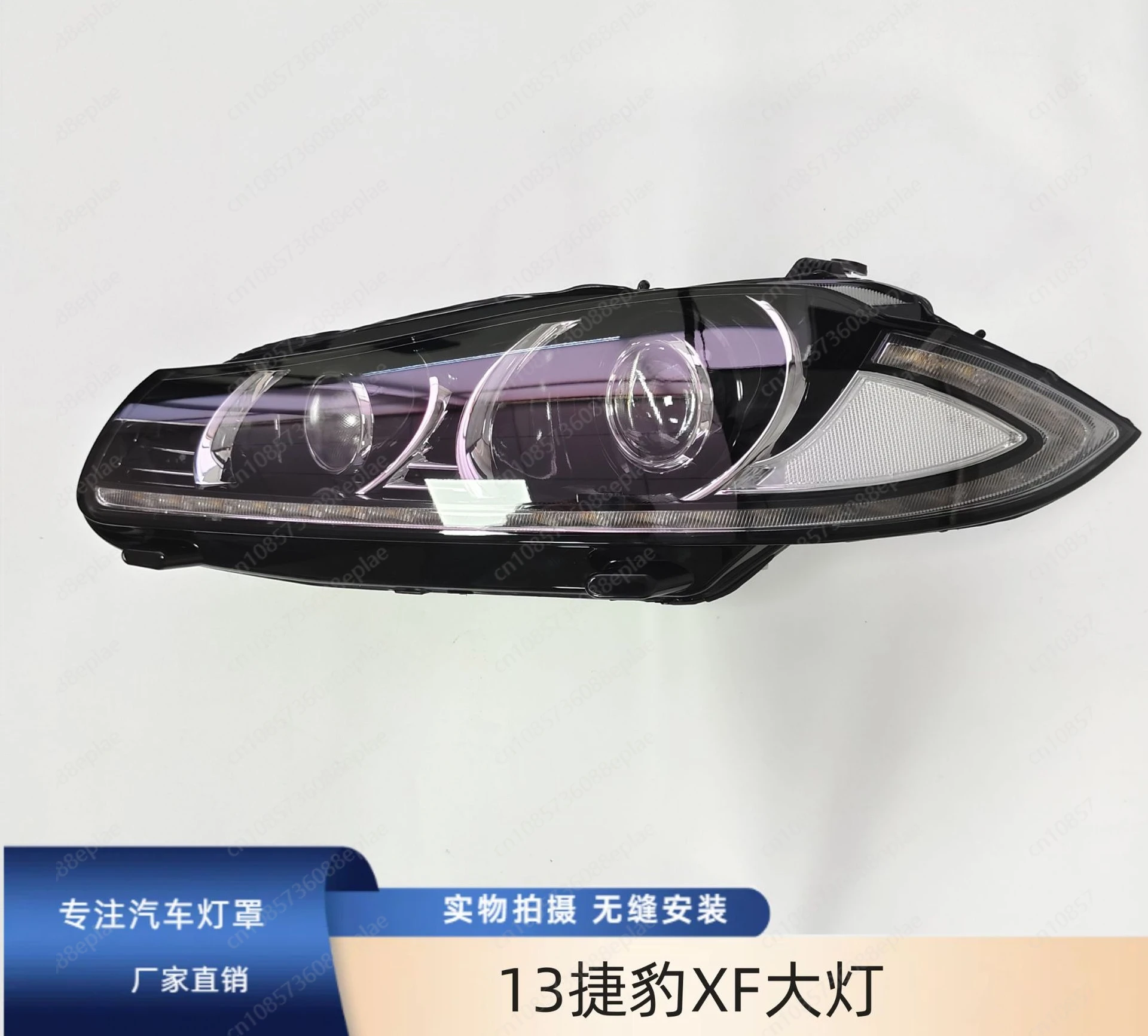 ل 2013 جاكوار XF مجموعة مصابيح أمامية LED كشافات أمامية استبدال LH سائق الجانب RH جانب الركاب