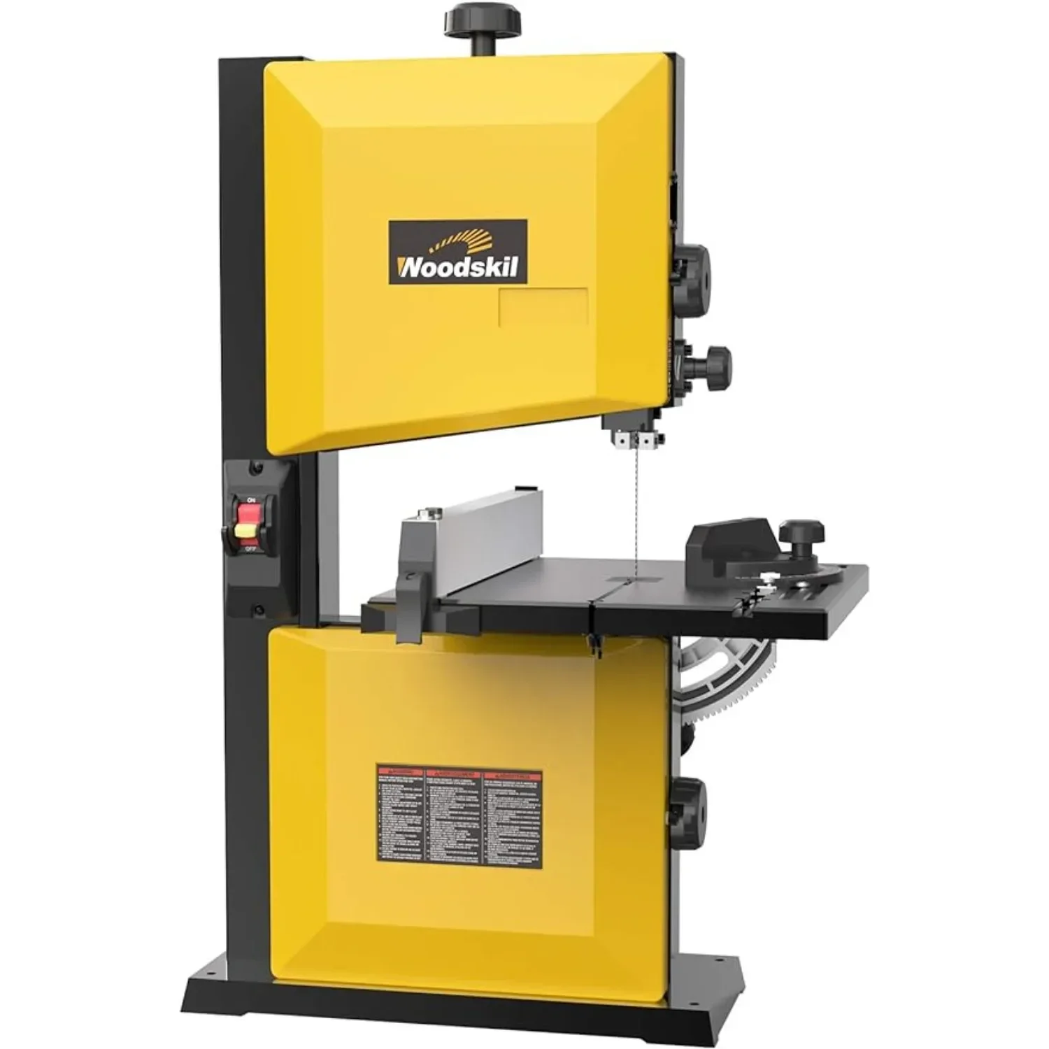 

9-In Band Saw,2500FPM & 1720RPM Low Noise Induction Motor Bandsaw Anti-Shake W/ Steel Base & Cast Aluminum Table