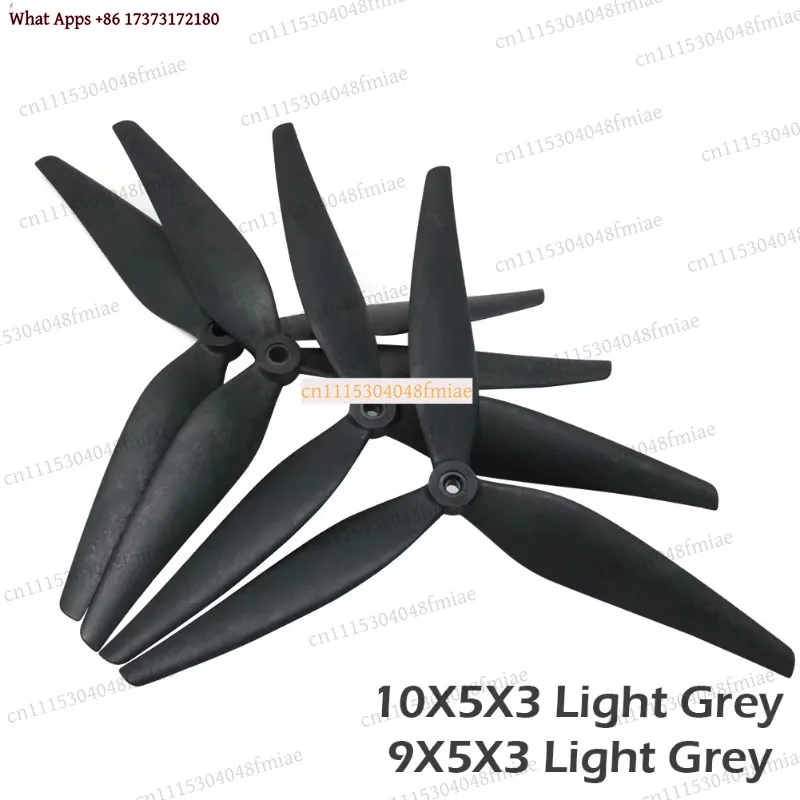 k3 for HQProp Carbon Reinforced Nylon Propeller 3-Blade 9X5 10X5 10X5.5 9050 1050 1055 9 10 Inch RC FPV Drone Parts Accessories