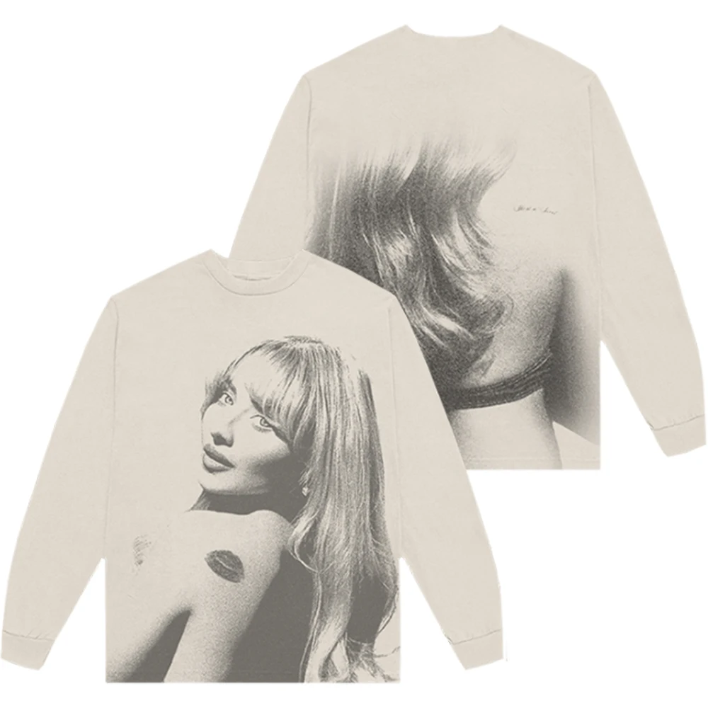 Sabrina Carpenter Short n' Sweet Merch Long Sleeve Tee Women Men Fashion Crewneck Sweatshirts Streetwear