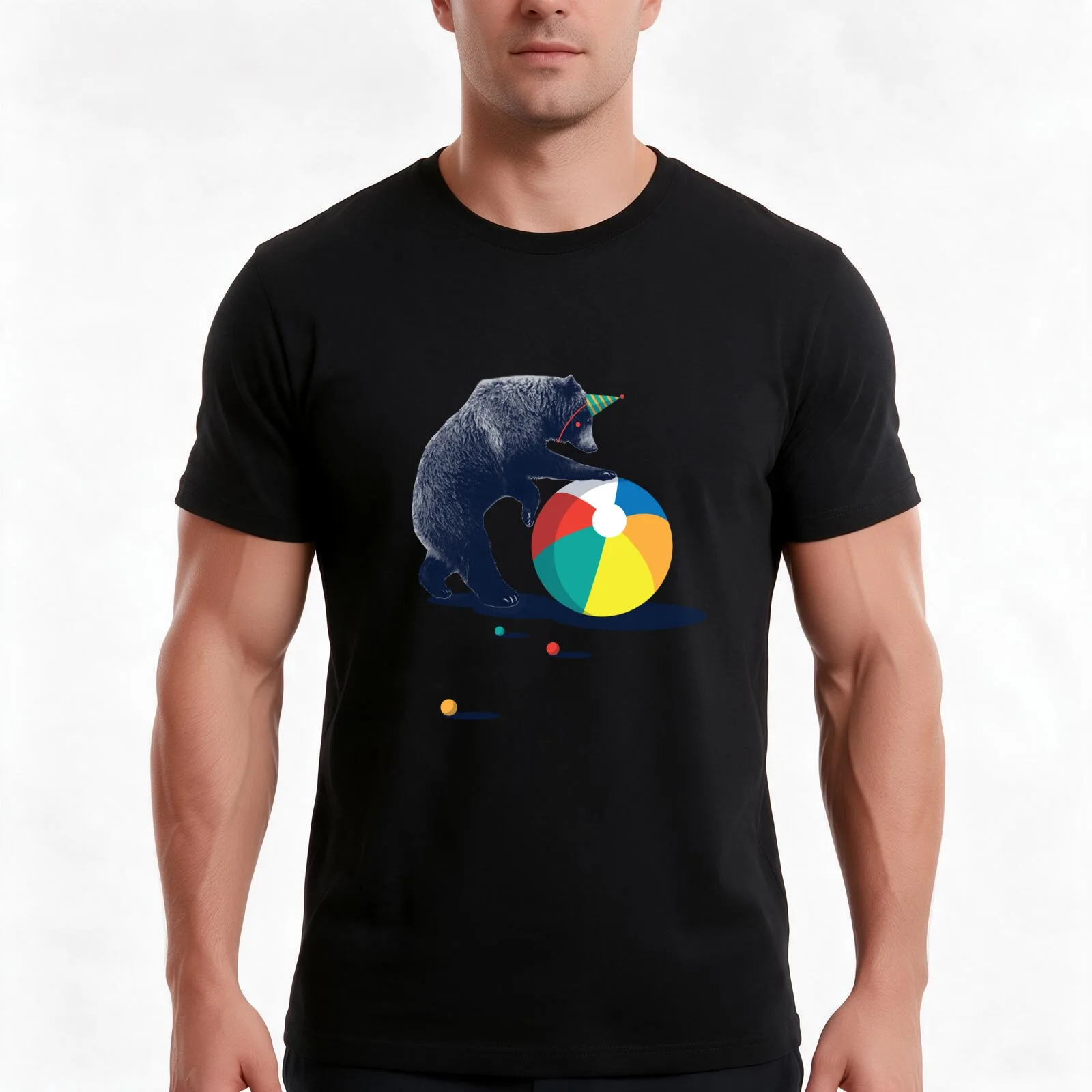Showtime T-Shirt, Summer Casual Cotton Tee, Oversized Streetwear Tops, Vintage Graphic Print, Loose Fit Short Sleeve