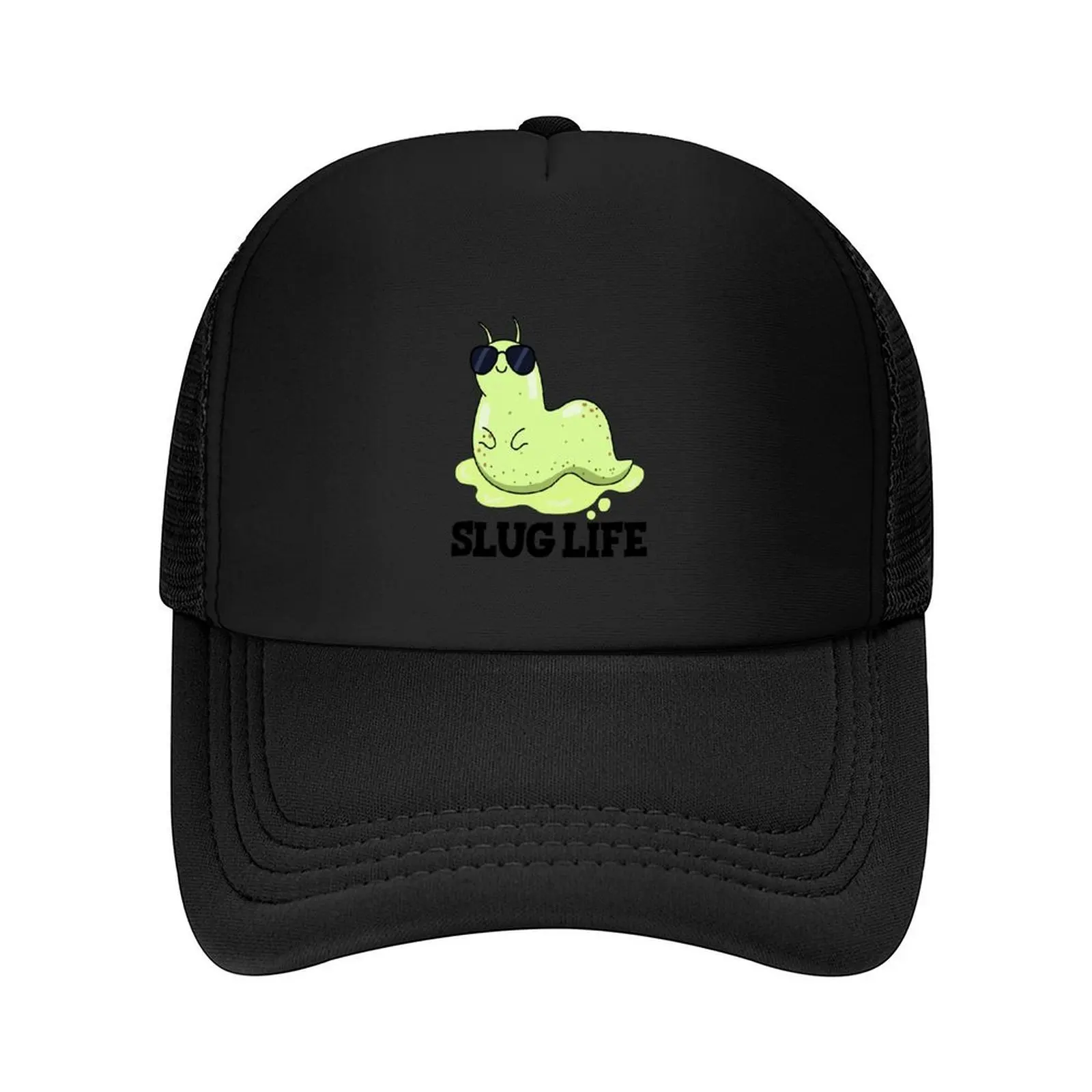 

Slug Life Funny Green Slug Puns Baseball Cap western Hat Trucker Cap custom caps winter hats for men Sun Hats For Women Men's