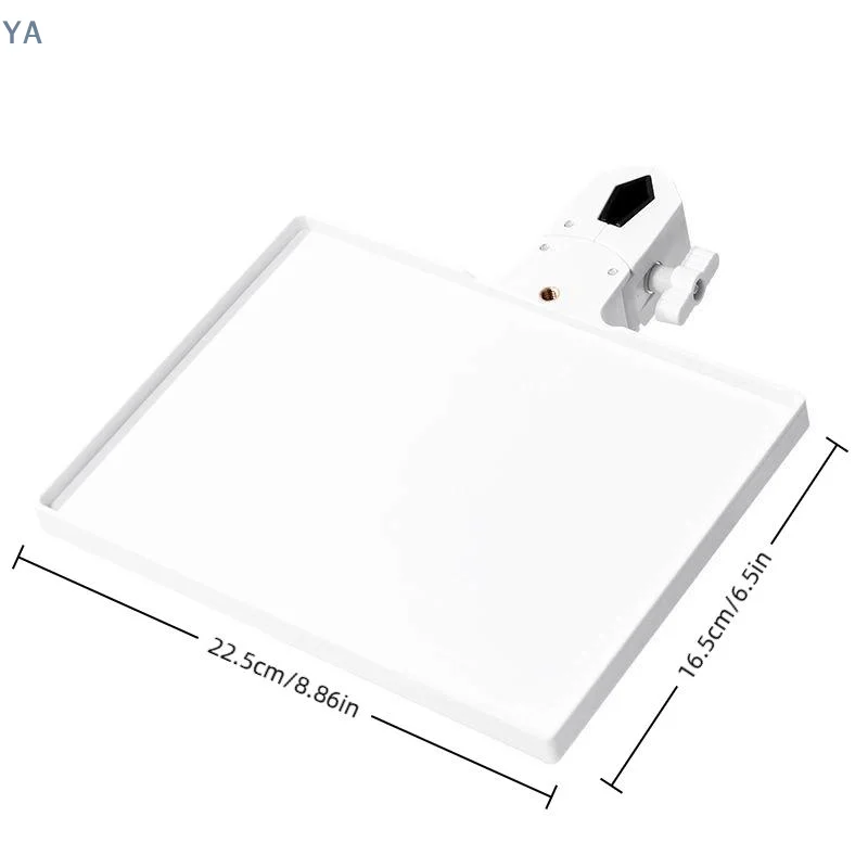 [MP]Eyelash Tray Holder Half Moon Light Lamp Universal Clamp Clip Platform Adjustable Holder Eyelash Makeup Cosmetic Tray Tool
