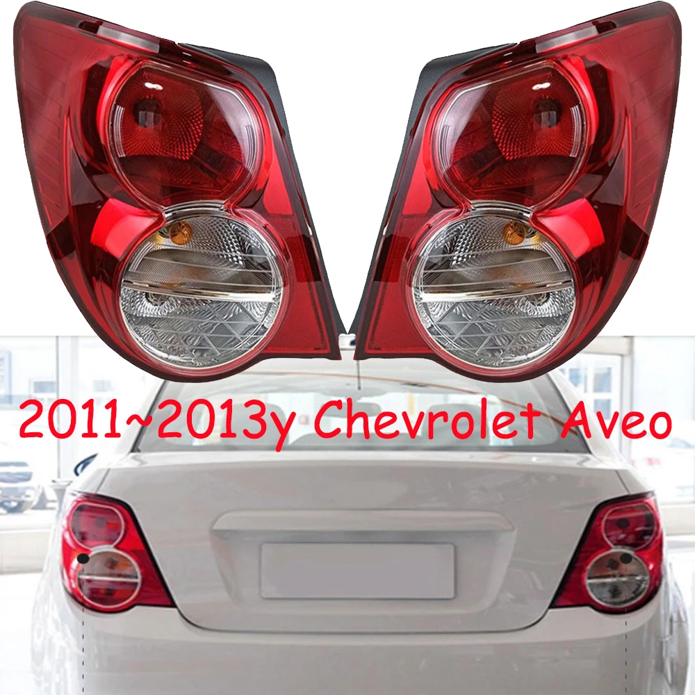 1pcs car accessories bumper tail light for Chevrolet aveo taillight Taillamp 2011~2013y for Chevrolet aveo fog lamp