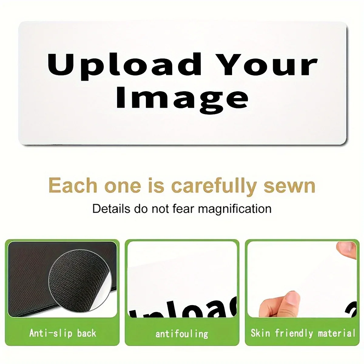 Custom Mouse Pad Print Diy Large Playmat White Round or Rectangular Size Gamer Office Mousepad Bulk Discounts Desk Mat