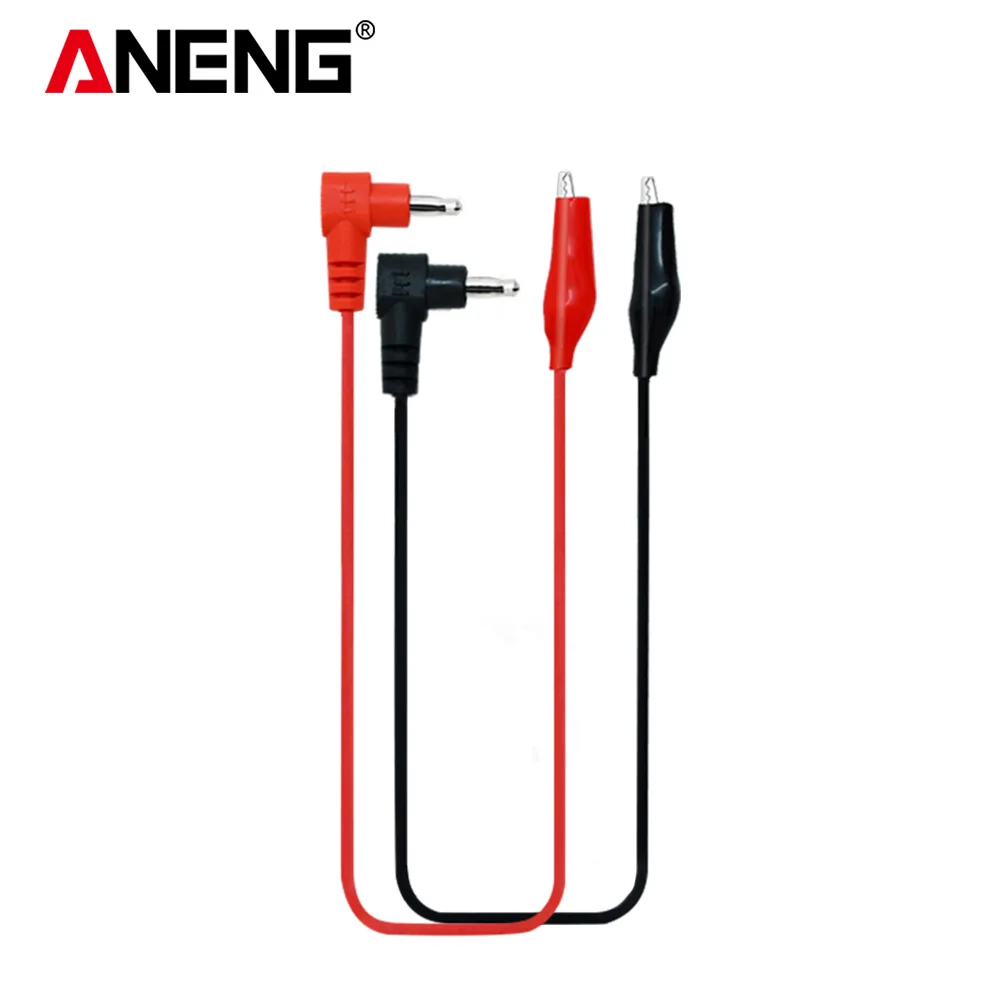 ANENG – fil à pince crocodile numérique, fils de Test de sonde multimètre 10A, isolation universelle, fils en Silicone, Anti-brûlure, résistance à la chaleur