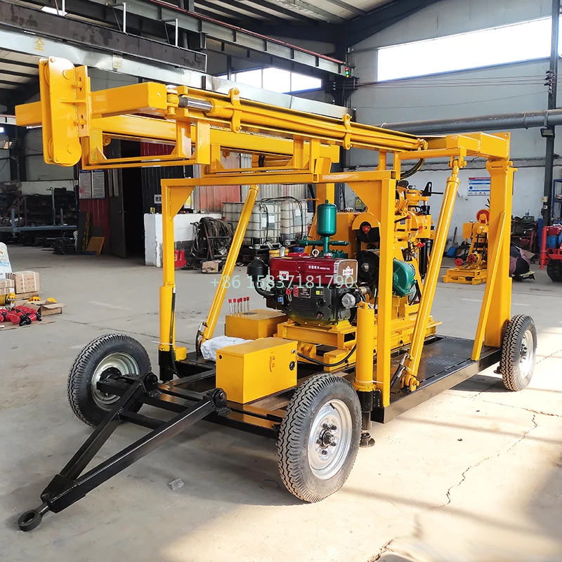 Geological Exploration Core Sampling Drill Rig Machine Hydraulic Core Drilling Rig Machine Rock Coring Drill Rig Machine for US