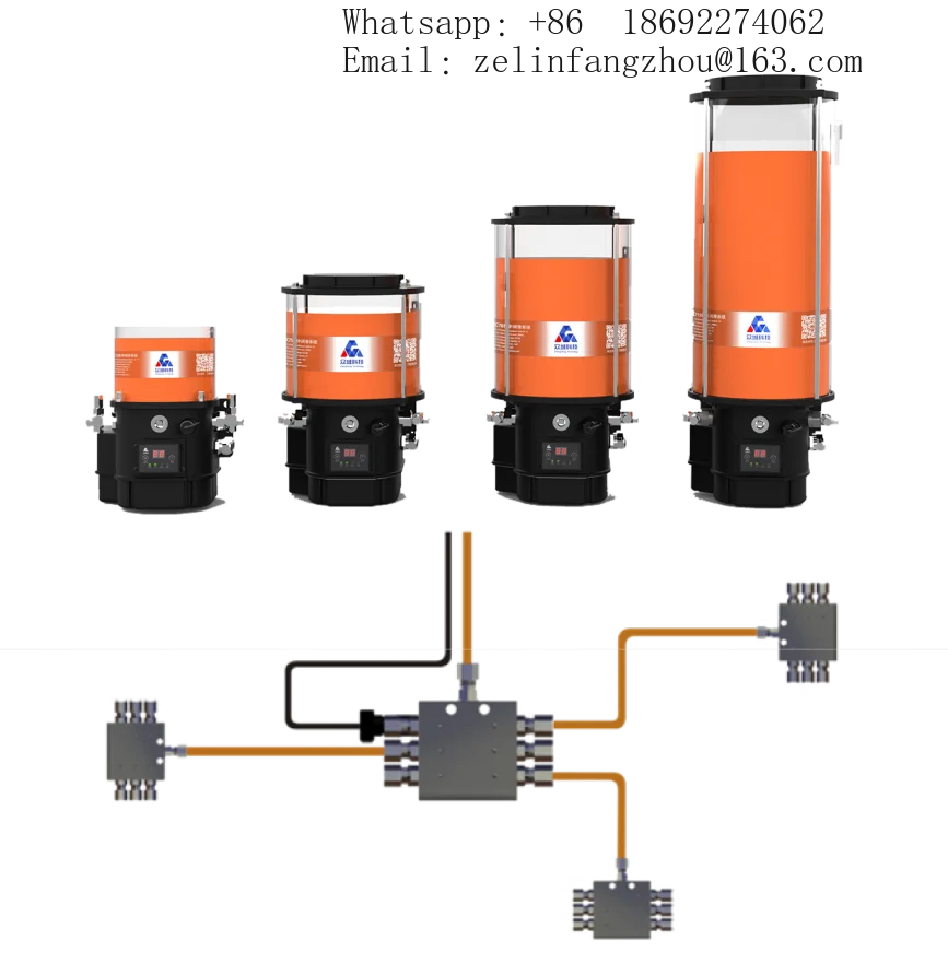 35MPa High Pressure Auto Grease Pump 24V 12V DC IP67 Electric Lubrication System for Excavator Wheel Loader Heavy Duty