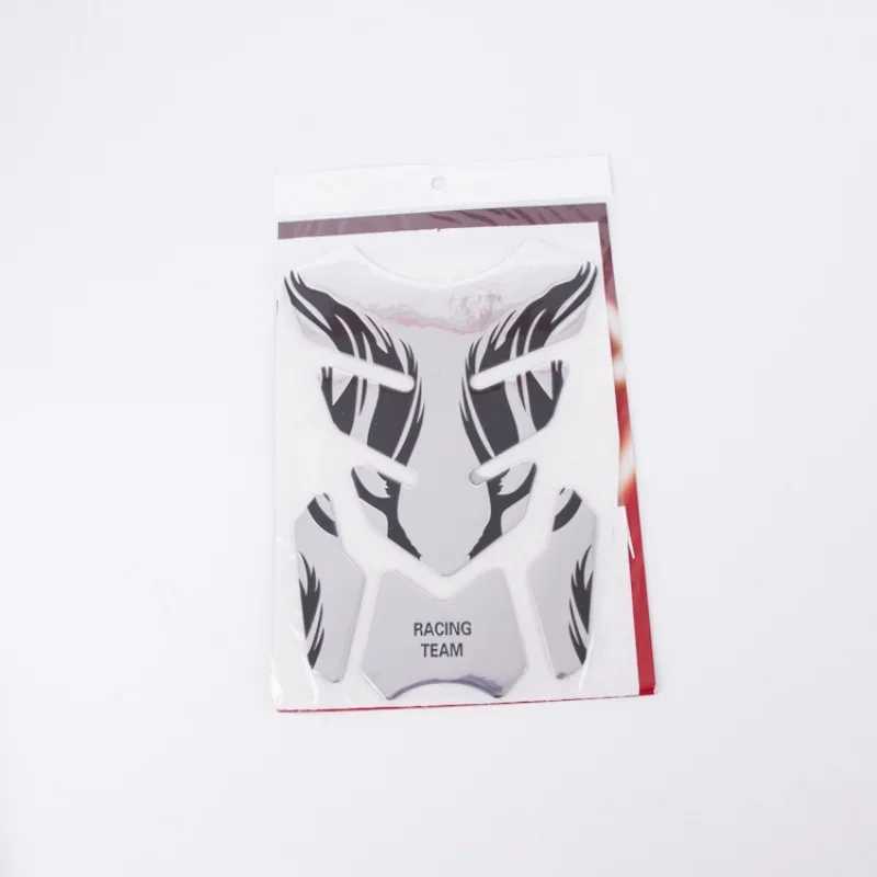 Motorcycle Fashion Fishbone Stickers Gas Tank Protection Pad Cover Stickers Carbon Fiber Tank Protection Pad Secure Stickers