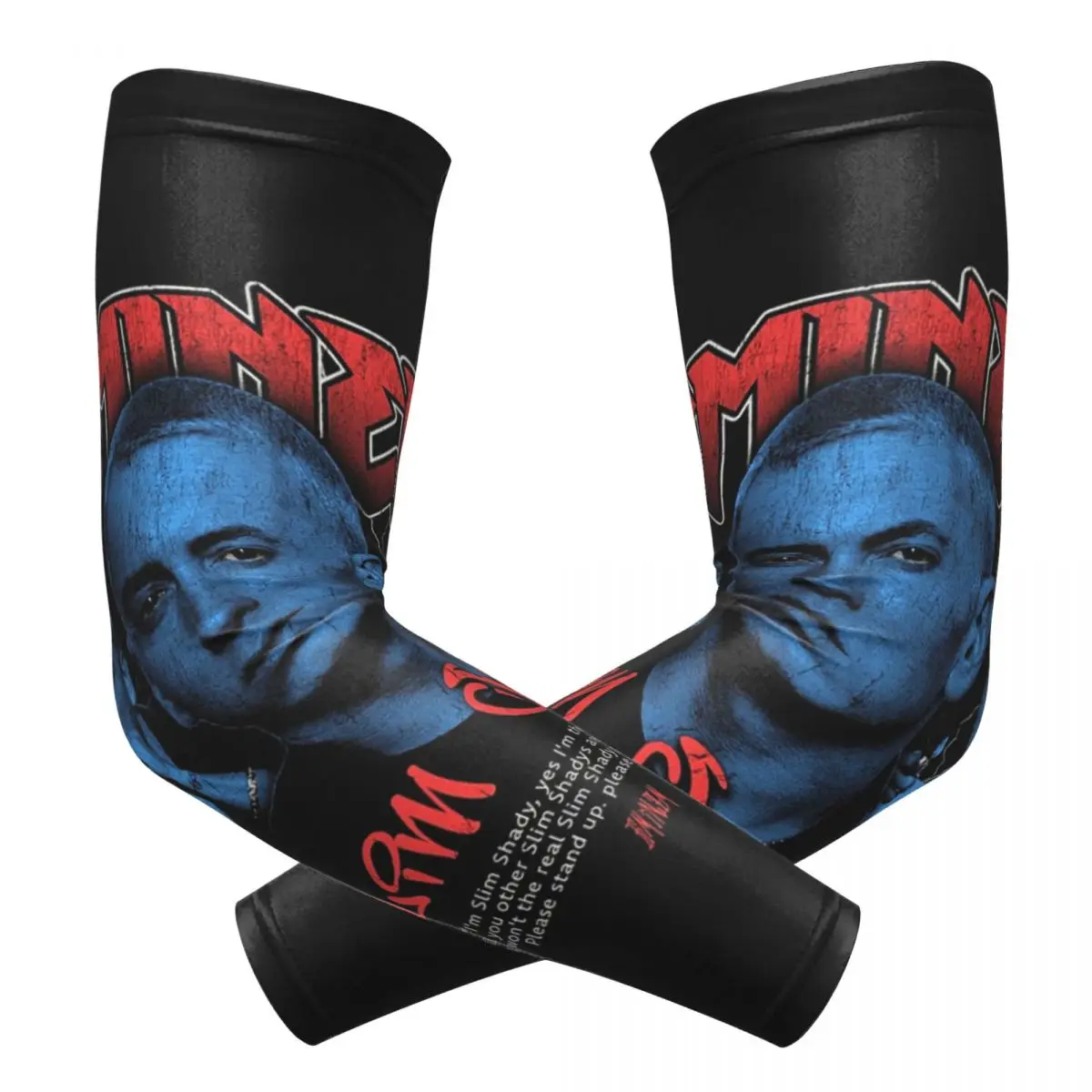 

Дизайнерские нарукавники Eminem для улицы, защитный чехол от солнца и ультрафиолета, летние велосипедные татуировки, рукава