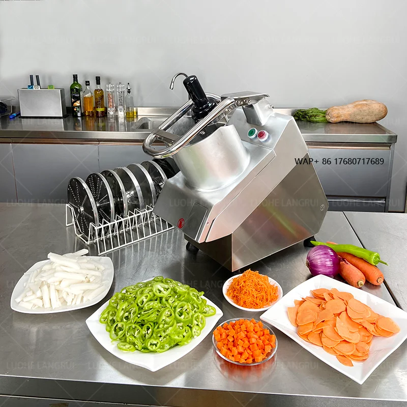 

High Quality Automatic Electric Melon/Carrot Cutting Machine Commercial Kitchen Vegetable Cutter