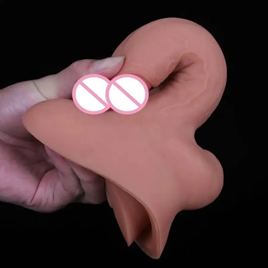 Transgender Prosthetic Realistic 3 in 1 Strap On Penis Packer with Silicone Insert Rod STP Device for FTM