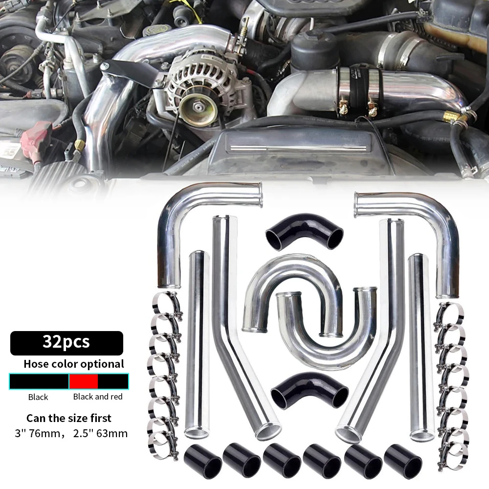 Kit de tuyauterie de refroidis - Intercooler Piping Kit Aluminum 2.5 Inch avis et prix