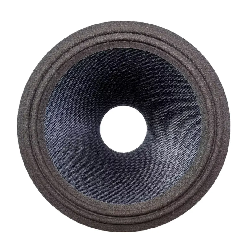 1PC Speaker Woofer Paper Cone 8/10 Inch Double Cloth Surround Repair Kit Soft Pulp For Home Theater Studio DIY System