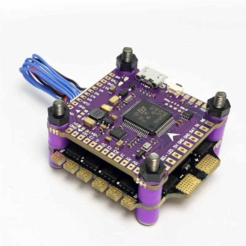 

YSUN-F405 V3 3-6S 30X30 Fcandesc FPV Stack BMP280 Контроллер полета BLHELIS 50A 4In1 ESC для модели дрона для фристайла, простой в использовании